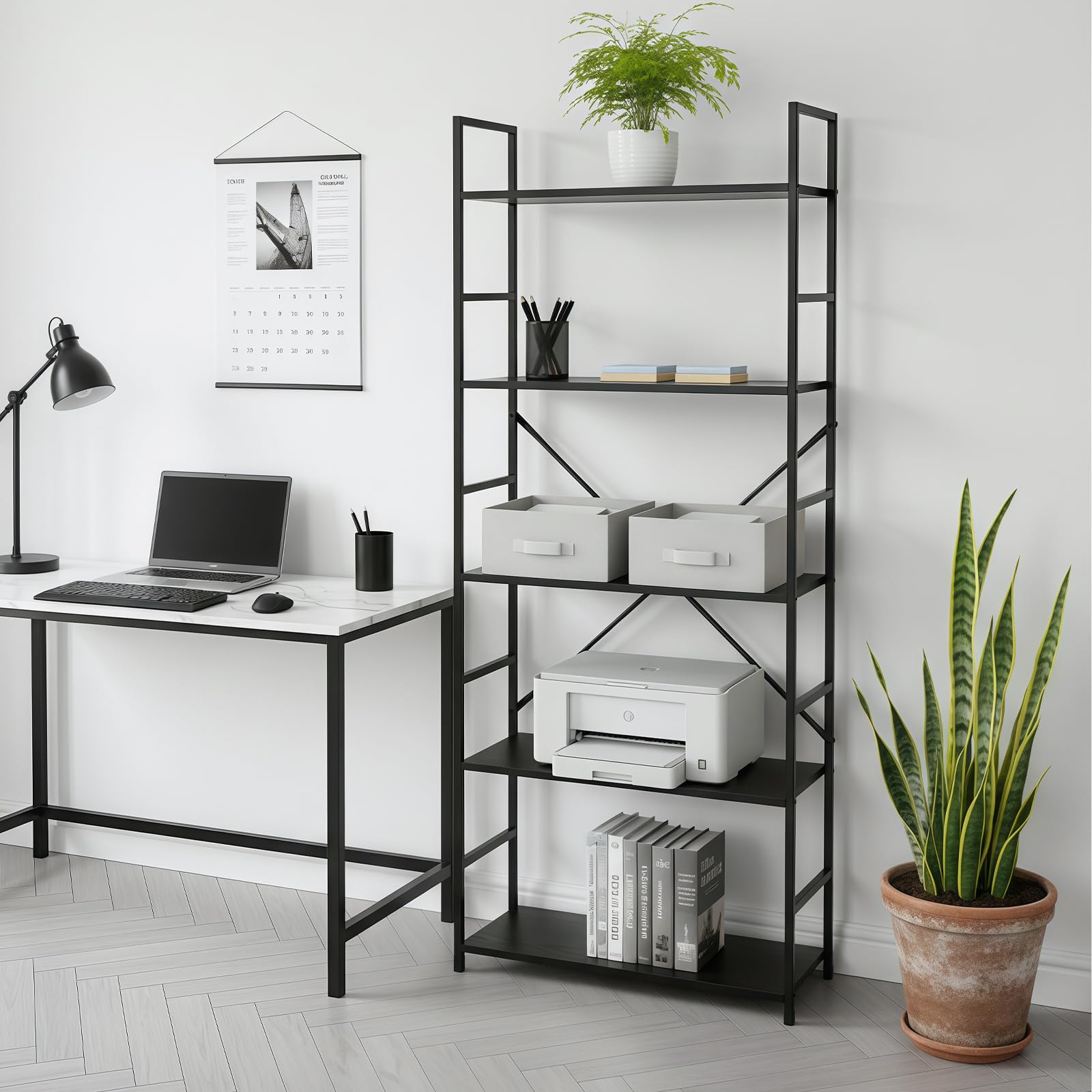 Amazon|棚 オープンシェルフ ラック 5段 幅58.7cm 高さ144cm スリム Amazon|棚 オープンシェルフ ラック 5段 幅58.7cm 高さ144cm スリム